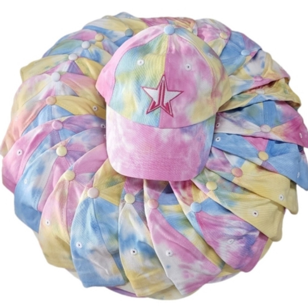 Jeffree Star pastel tie dye hat NEW